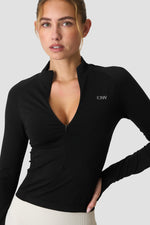 ICIW - Define Seamless Invisible 1/2 Zip LS