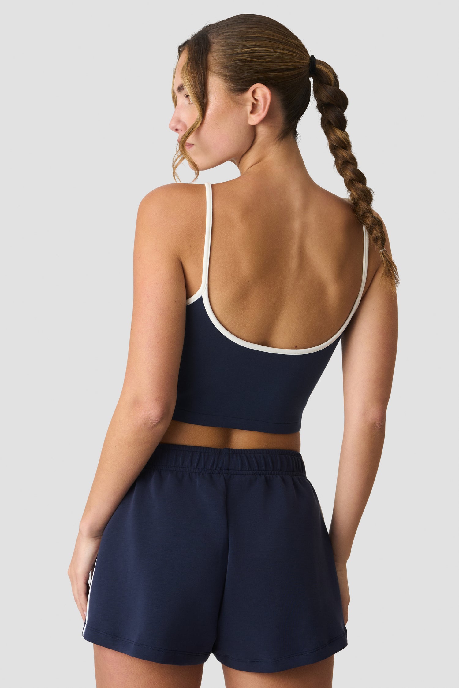 ICIW - Contrast V-neck Top