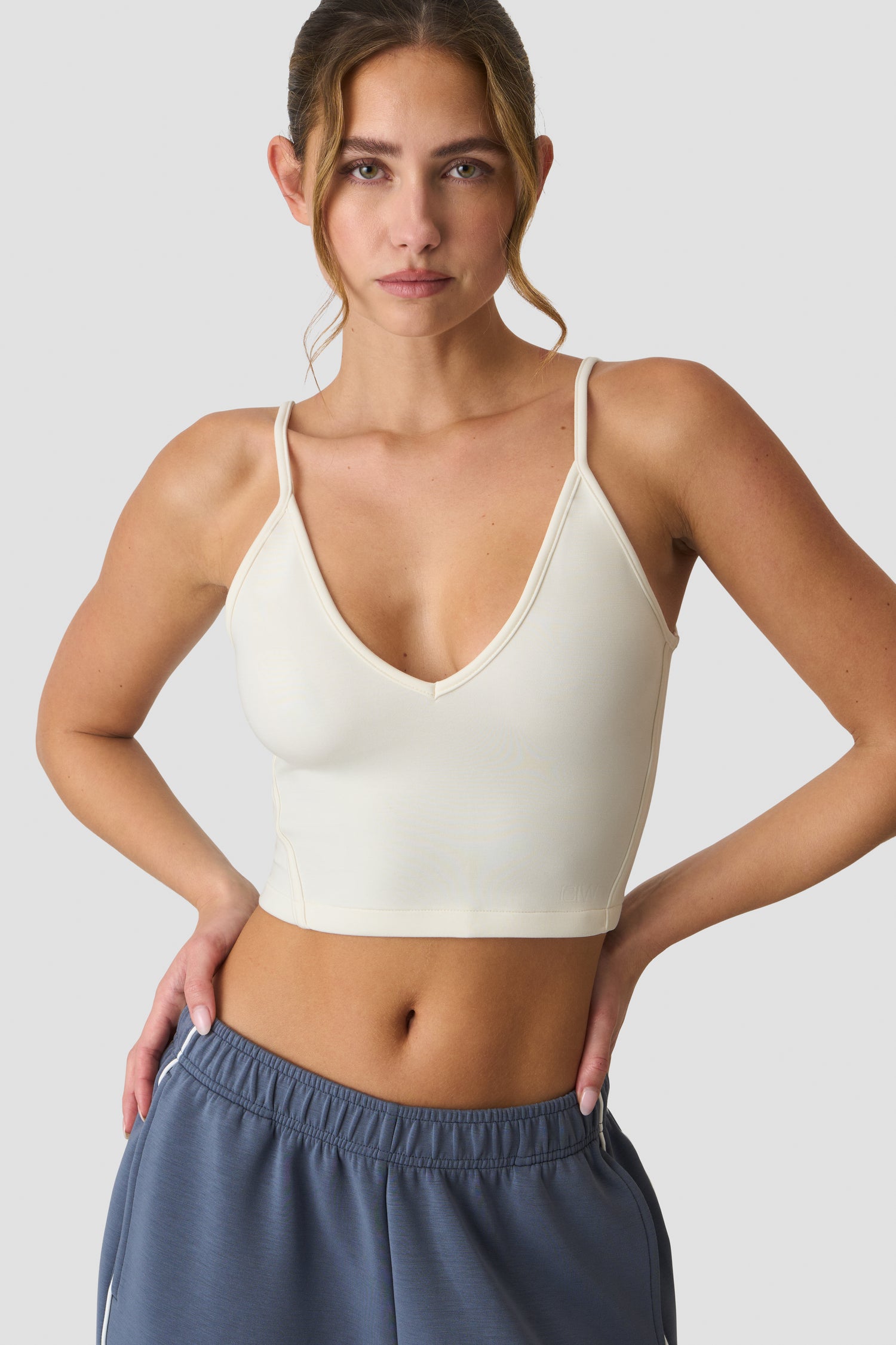 ICIW - Contrast V-neck Top