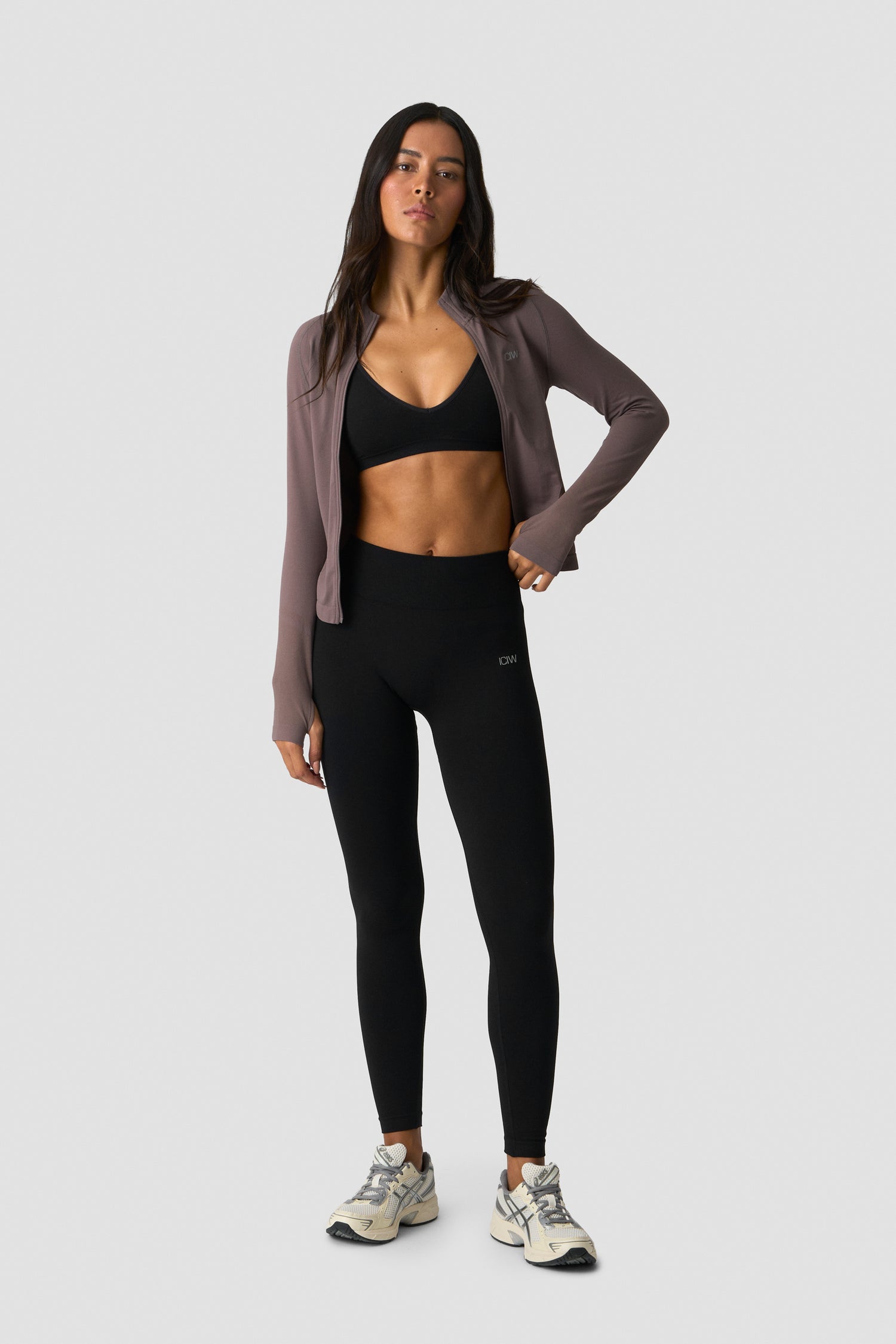 ICIW - Define Seamless Zip Long Sleeve W