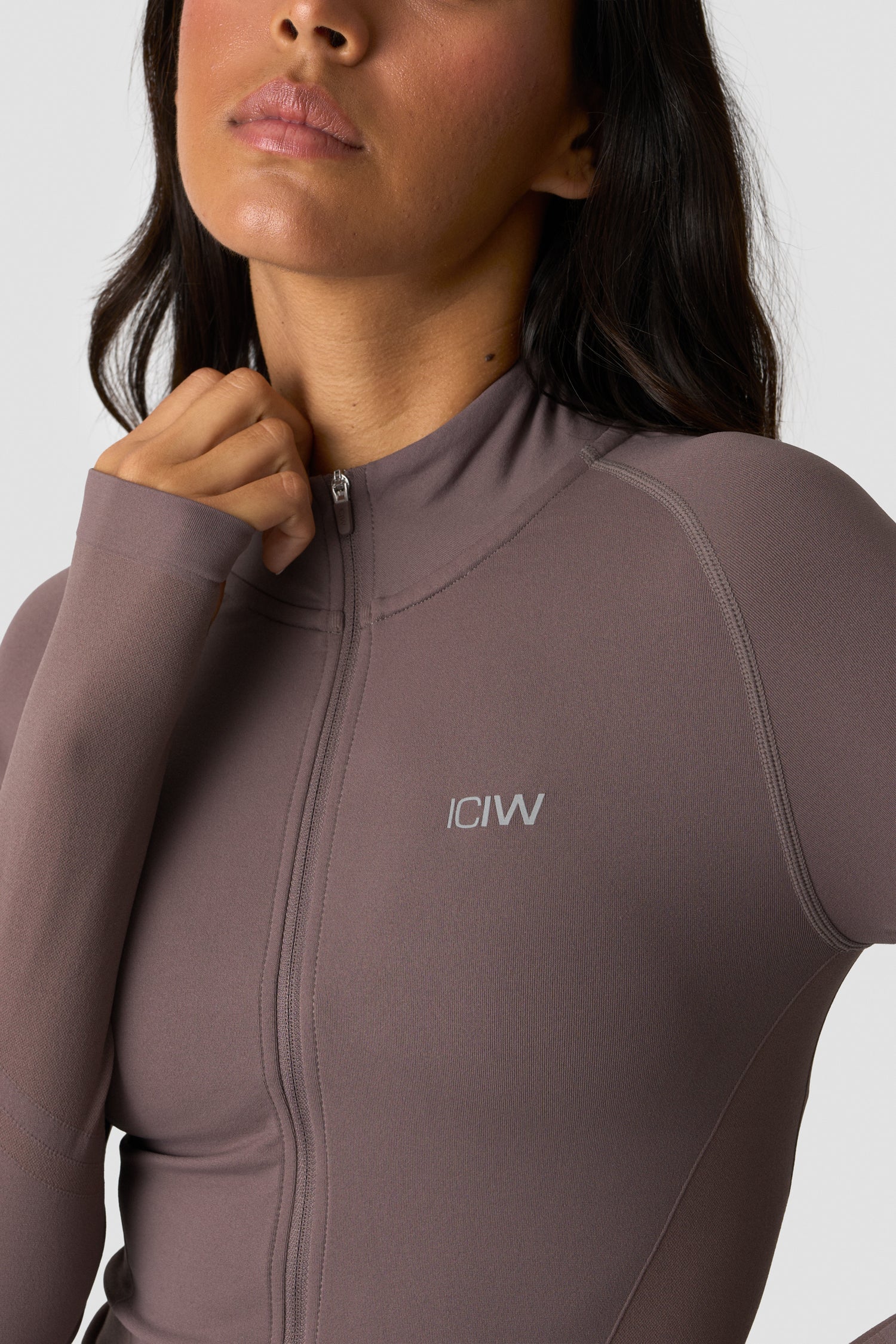 ICIW - Define Seamless Zip Long Sleeve W