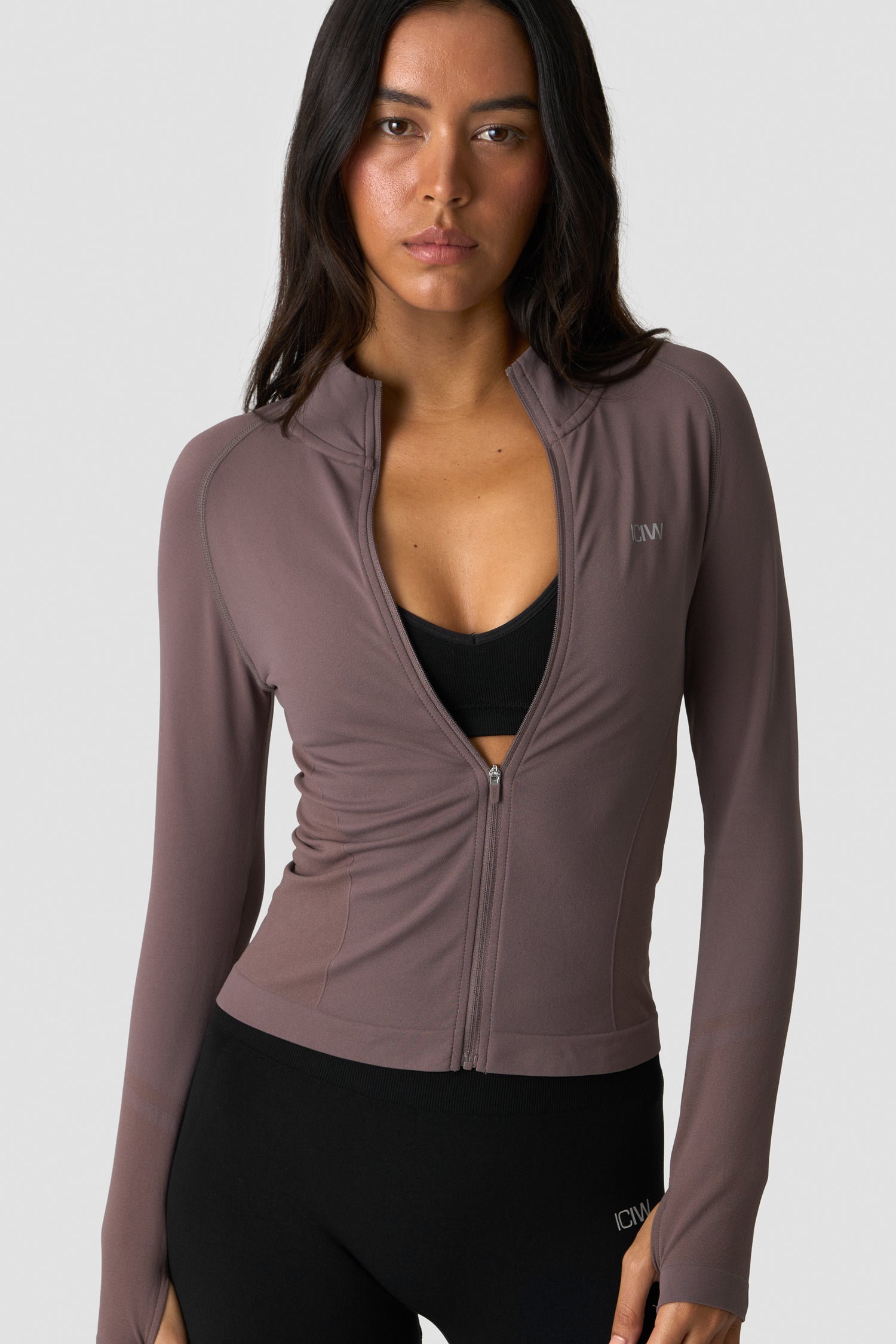 ICIW - Define Seamless Zip Long Sleeve W
