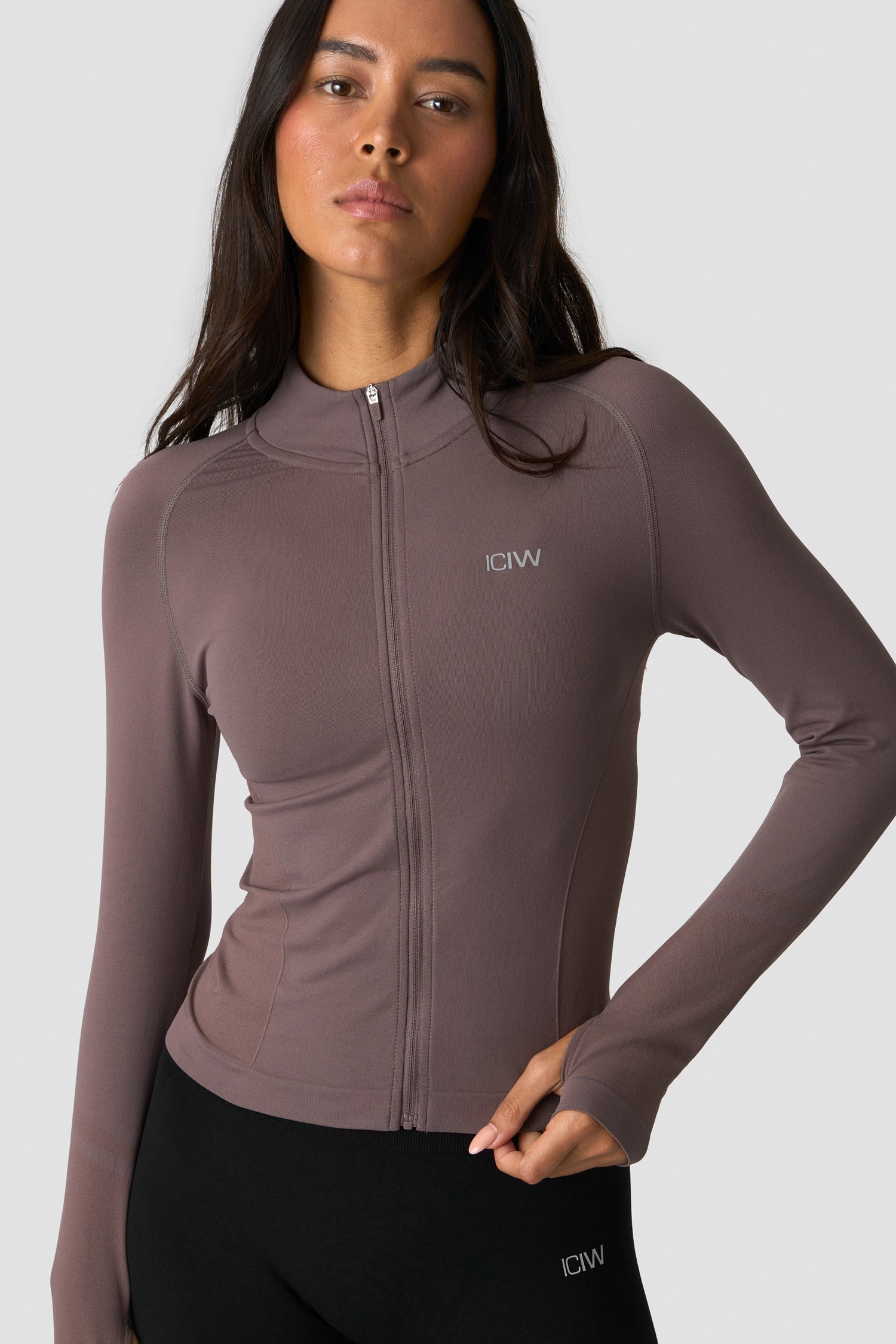 ICIW - Define Seamless Zip Long Sleeve W