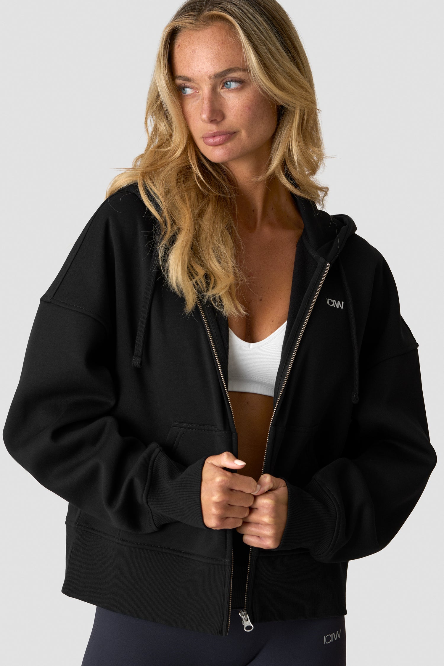 ICIW - Everyday Boxy Zipper Hoodie