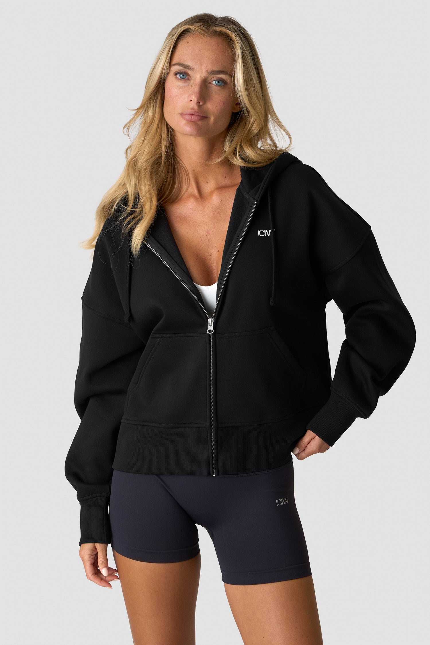 ICIW - Everyday Boxy Zipper Hoodie