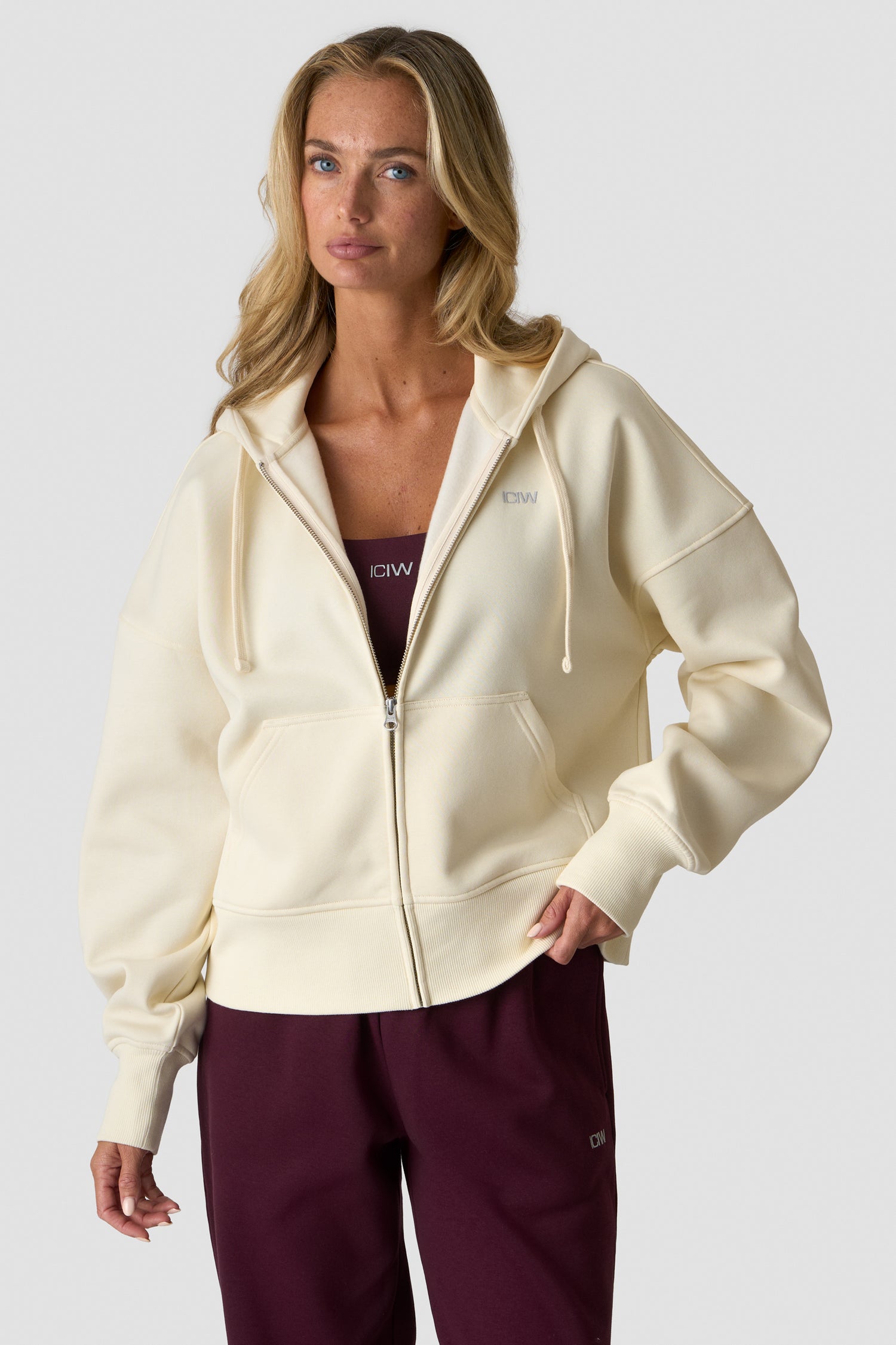 ICIW - Everyday Boxy Zipper Hoodie