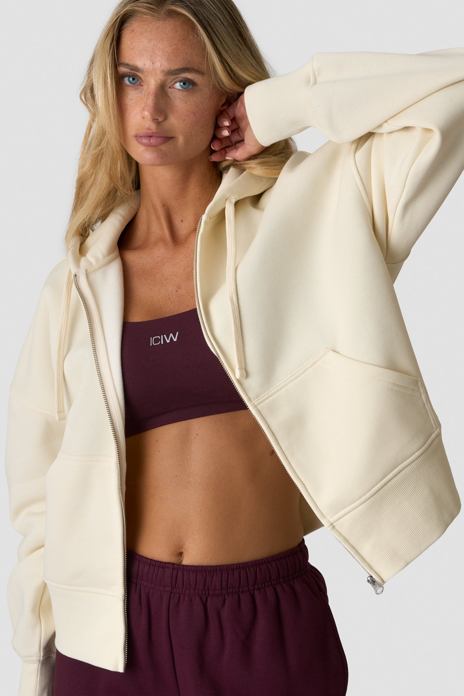 ICIW - Everyday Boxy Zipper Hoodie