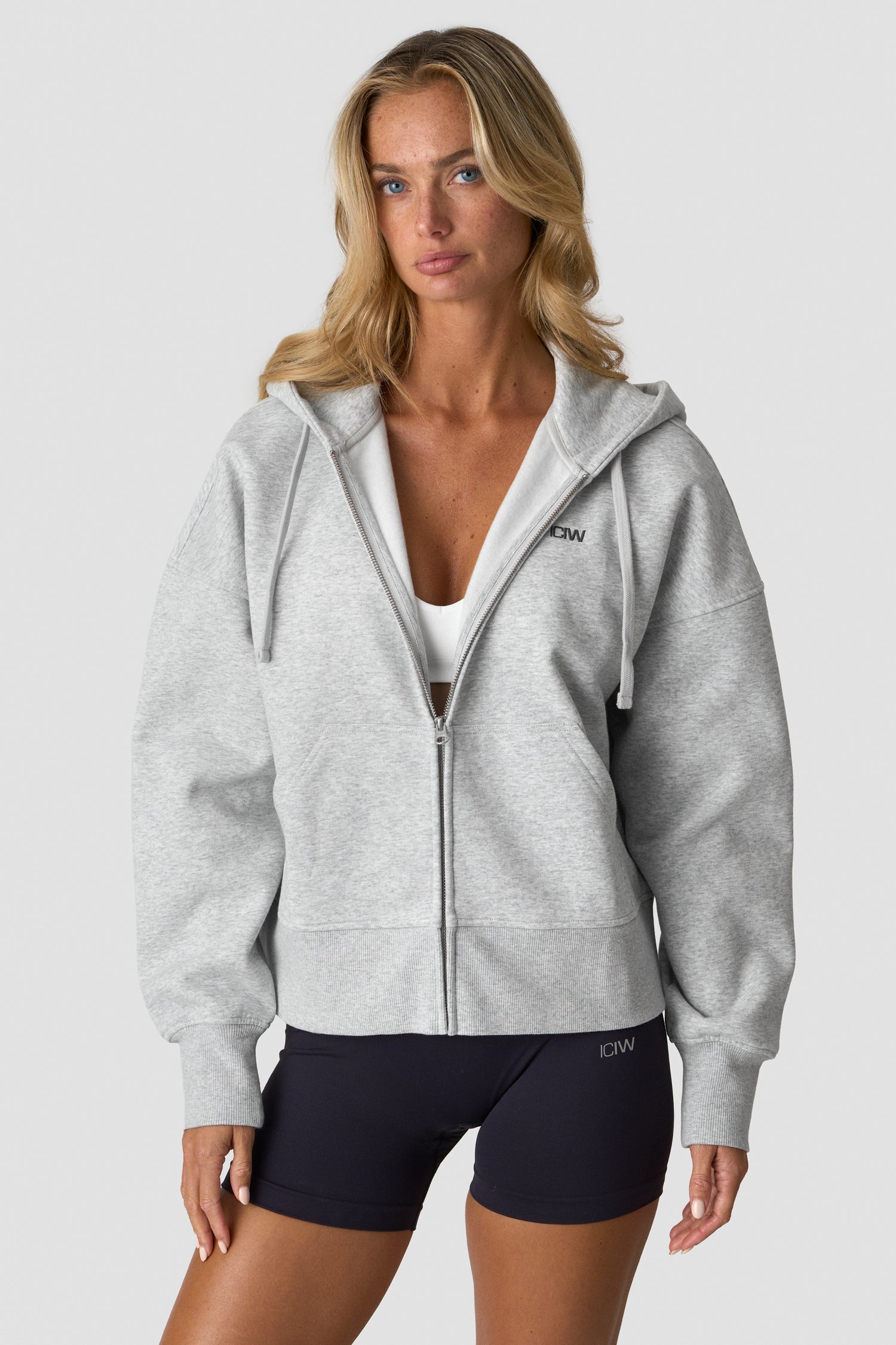 ICIW - Everyday Boxy Zipper Hoodie