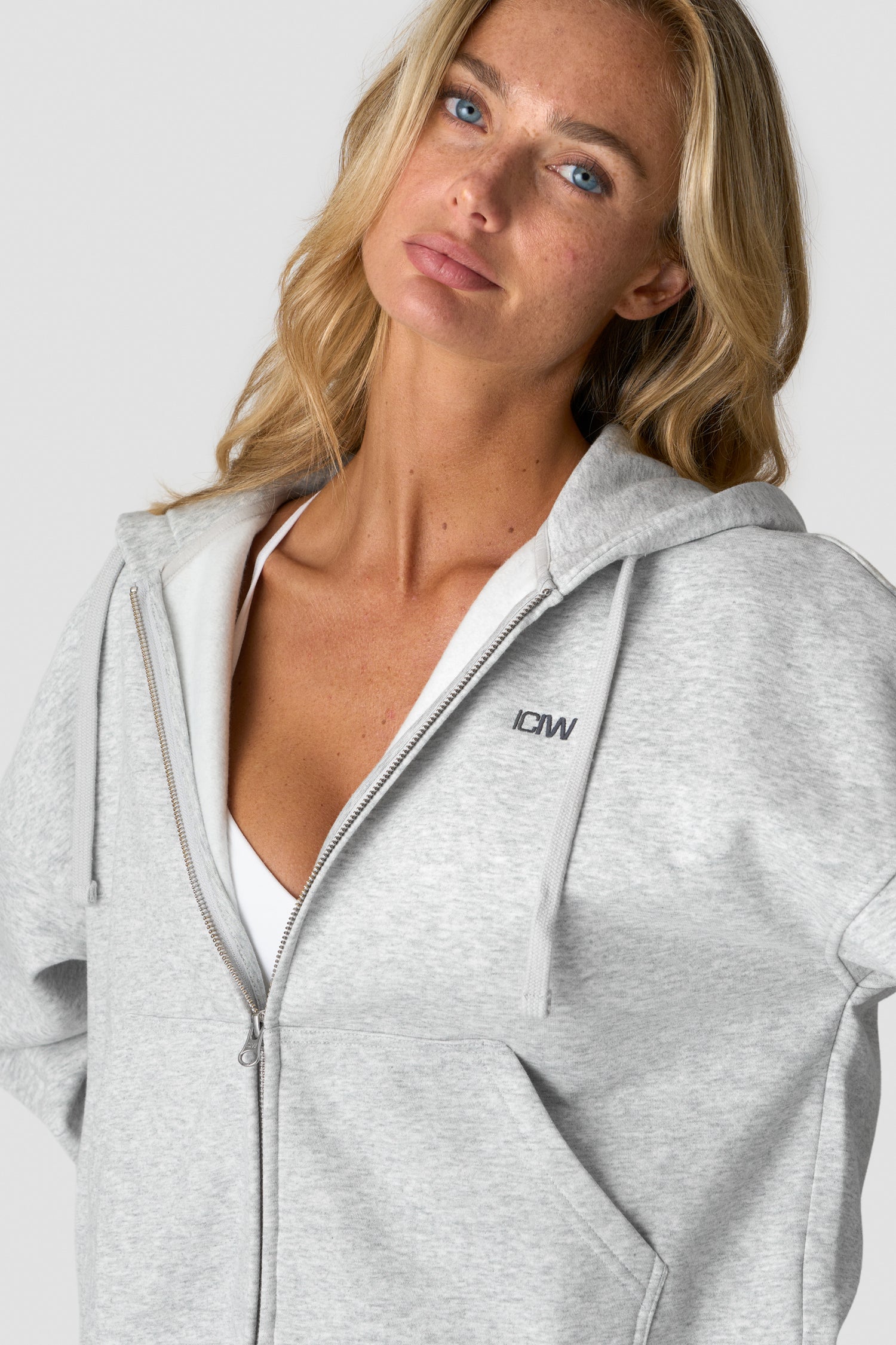 ICIW - Everyday Boxy Zipper Hoodie