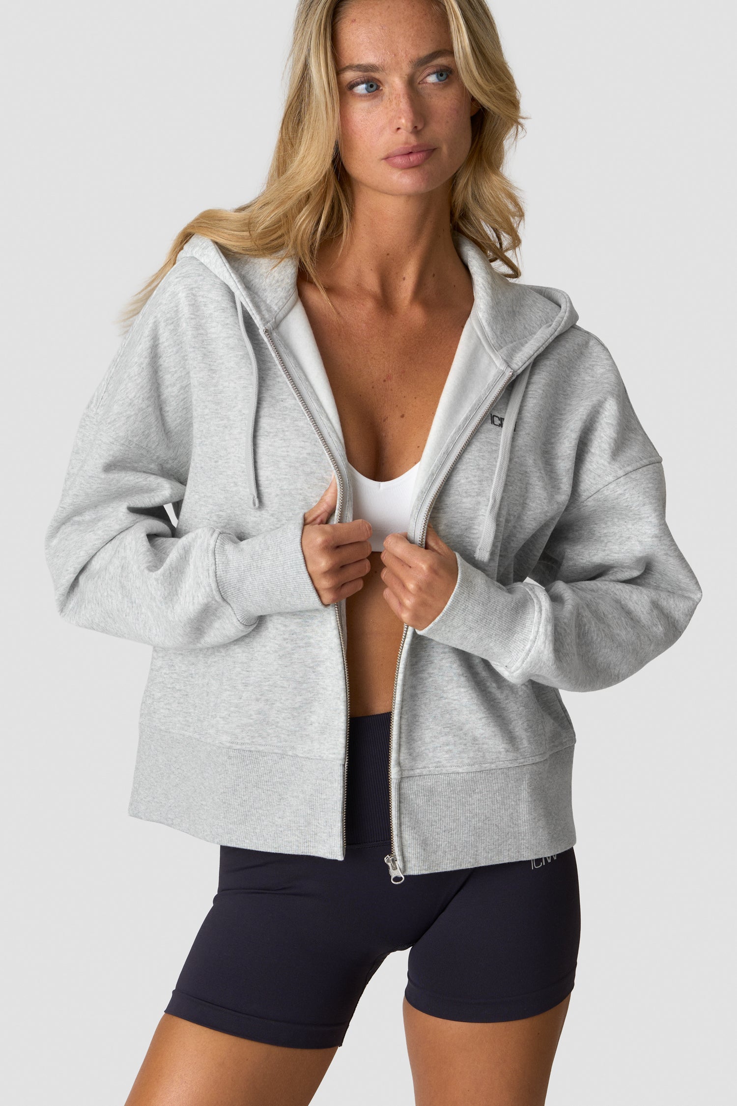 ICIW - Everyday Boxy Zipper Hoodie