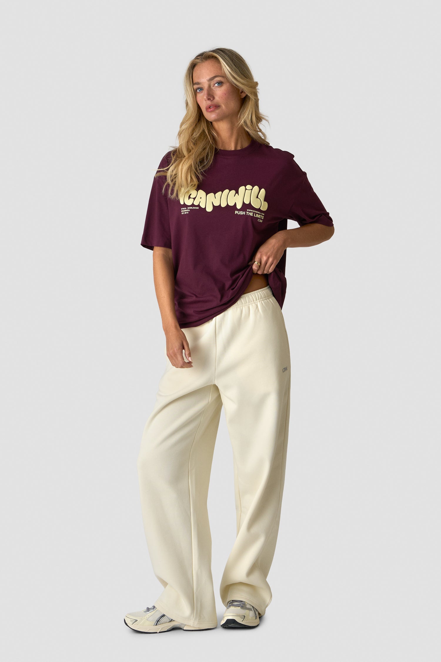 ICIW - Everyday Oversized Cotton T-Shirt Print