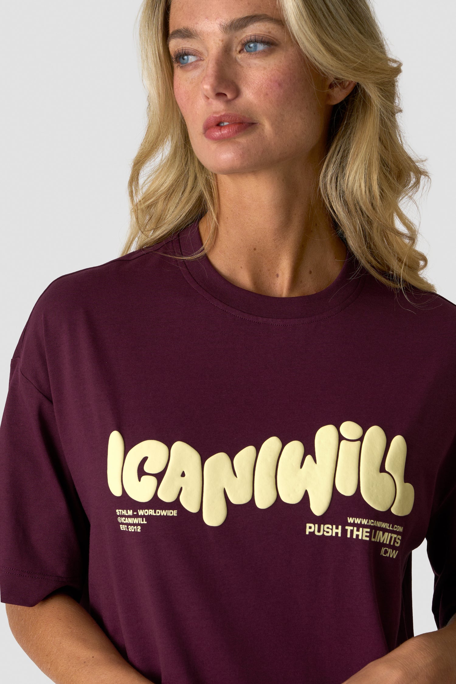 ICIW - Everyday Oversized Cotton T-Shirt Print