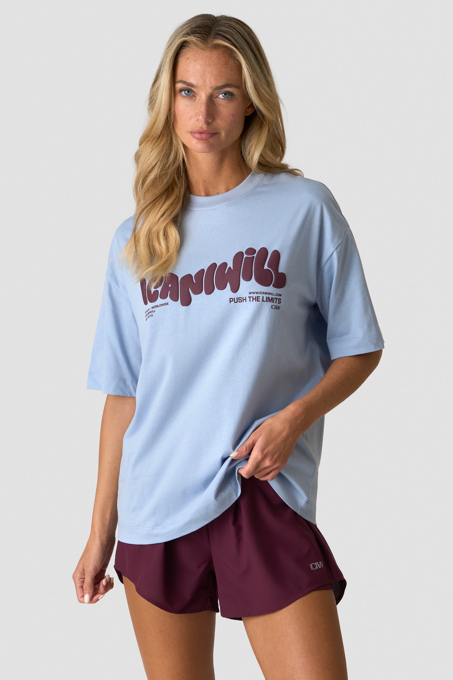 ICIW - Everyday Oversized Cotton T-Shirt Print